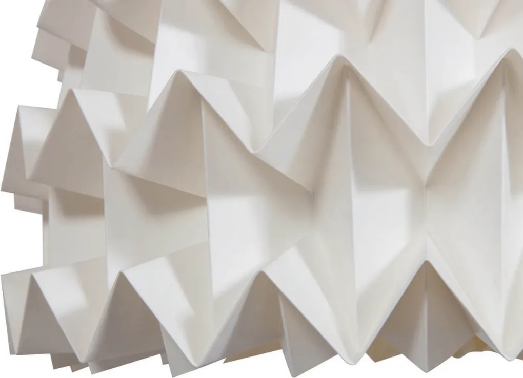Závesné svietidlo ORIGAMI papierové 26 cm, krémové