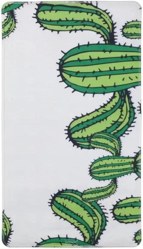 Protišmyková kúpeľňová podložka Wenko Cactus, 70 × 40 cm
