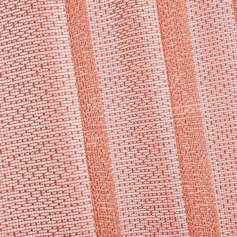 Goldea žakárová záclona vzor 005 svetle tehlová sieť - metráž 145 cm