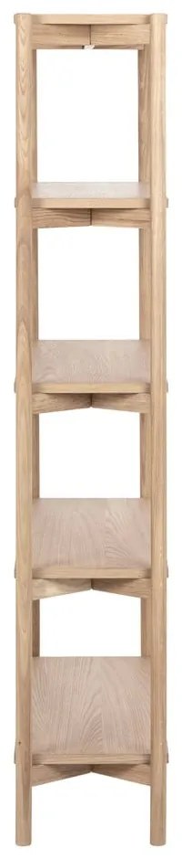 Knižnica v dekore duba v prírodnej farbe 86x160x30 cm Braidwood – Actona