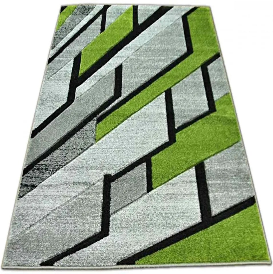 Kusový koberec Kipp sivozelený 60x100, Velikosti 60x100cm