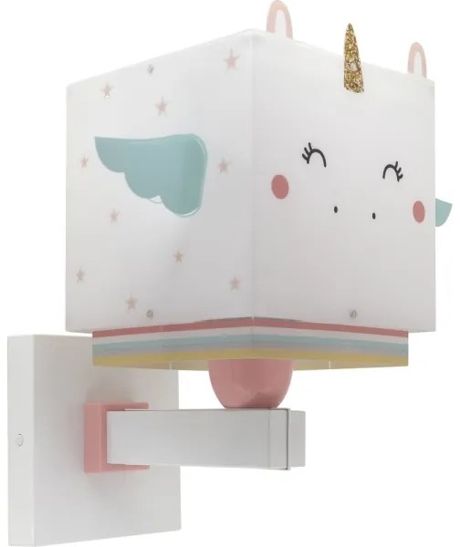 Dalber 64599 - Detské nástenné svietidlo LITTLE UNICORN 1xE27/15W/230V