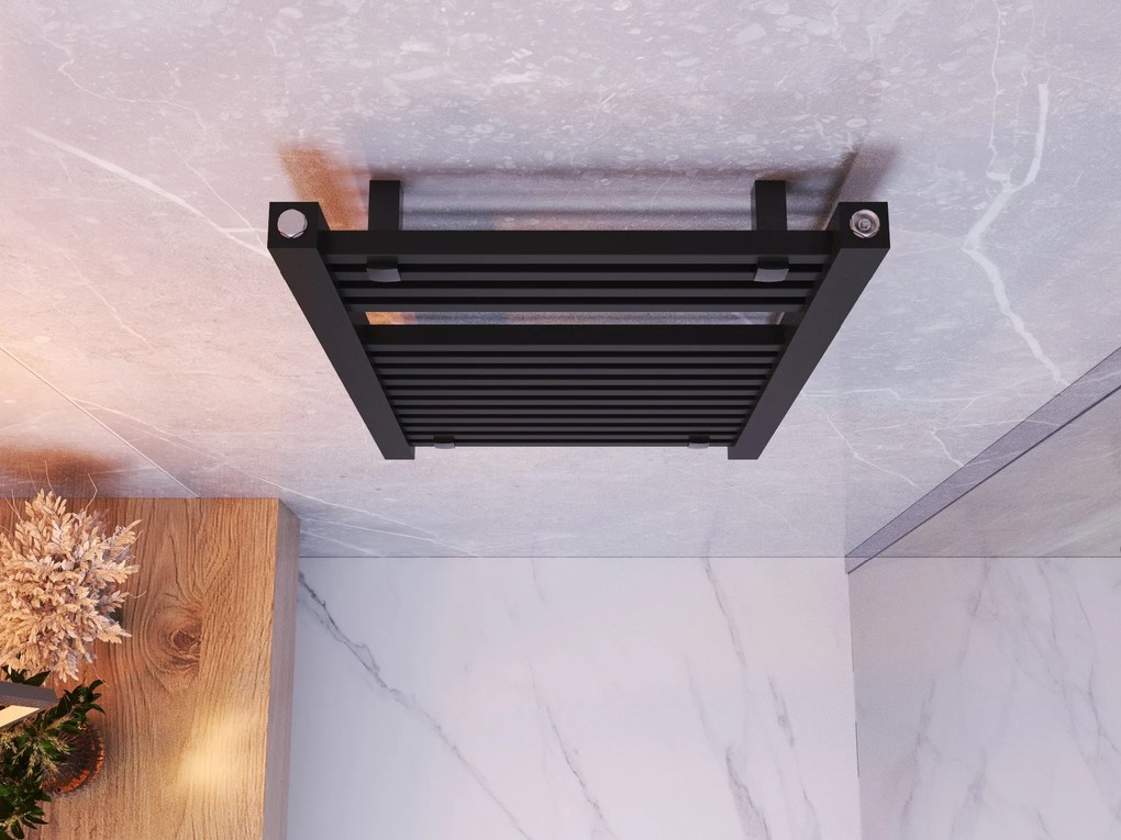 Erga Proper, vykurovacie teleso 800x500 mm, 466W, čierna, ERG-LAV-PROP-8050-BK