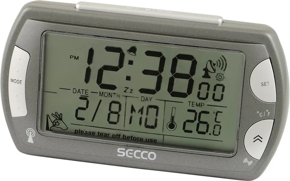 SECCO S R358RC-02 Digitálny budík