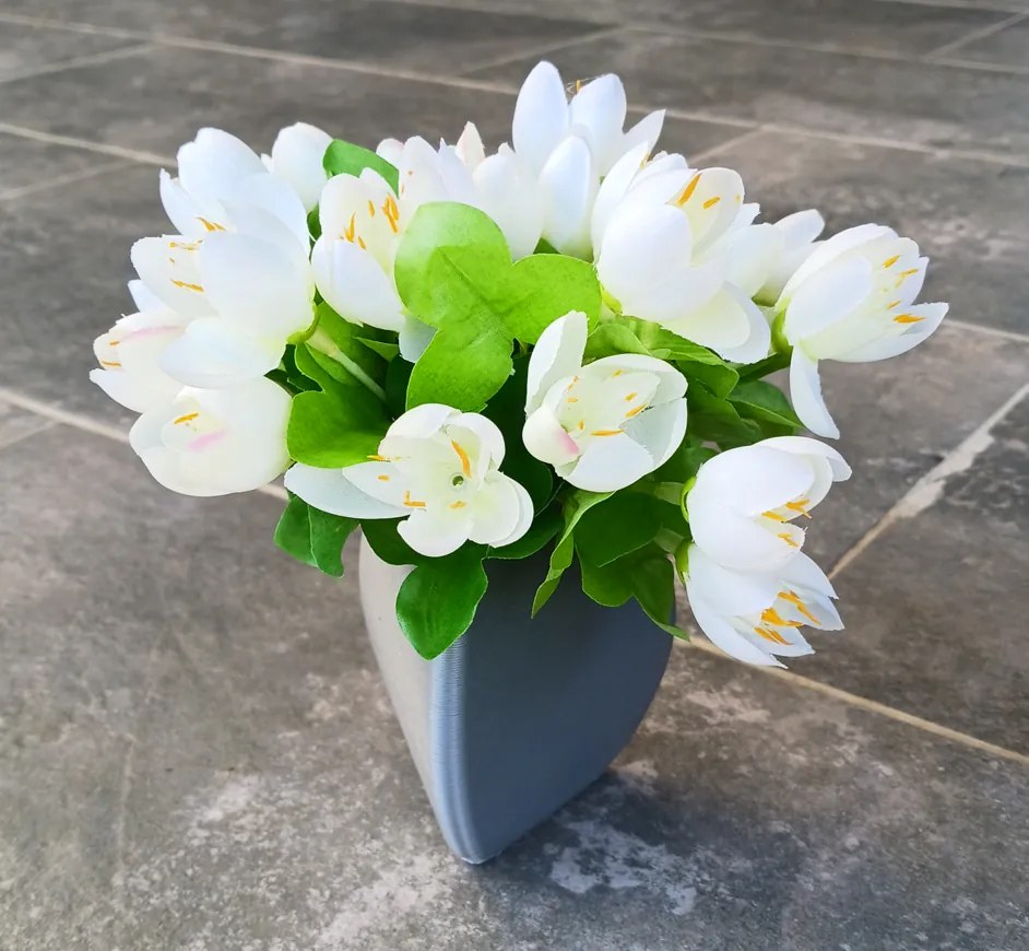 HRADIL Váza 3 stěny 3 barvy Farba: Šedá