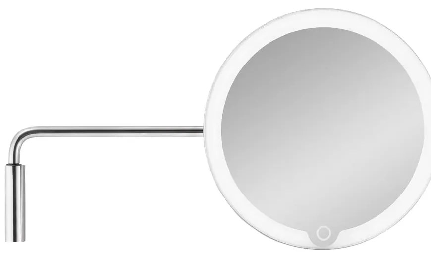 Nástenné/kozmetické zrkadlo s osvetlením/zväčšovacie (5x) ø 20 cm MODO – Blomus