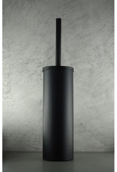 Deante ADR_N712 - Stojanová WC kefa ROUND čierna