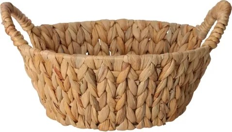 Pletený úložný košík 26x11 cm, vodný hyacint%