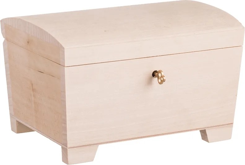 Drevobox Drevená truhlica VI na kľúč