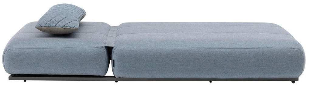 Ego záhradné lehátko sivo modré