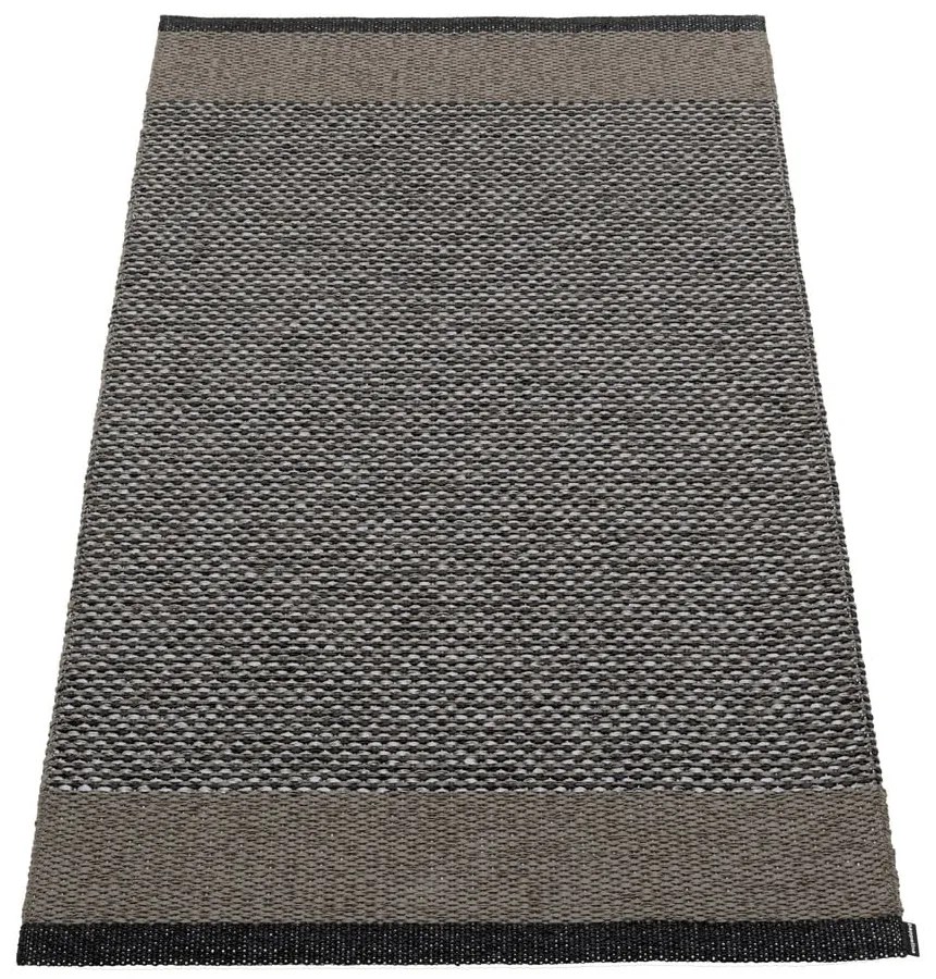 Antracitový vnútorný a vonkajší koberec 85x160 cm Edit Charcoal – Pappelina