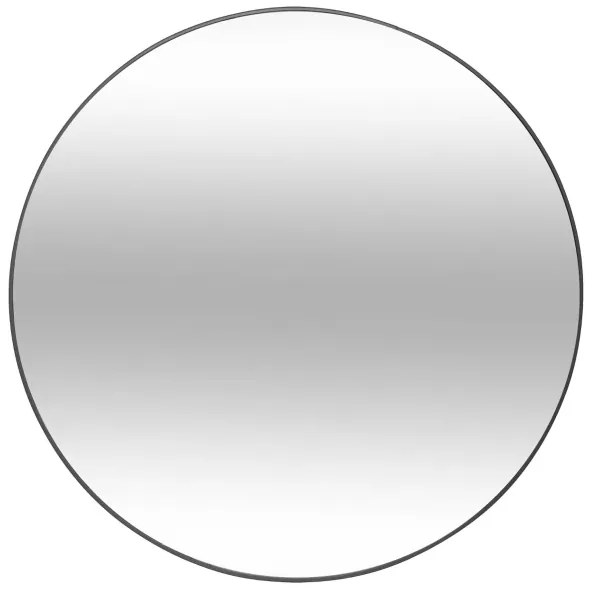 Atmosphera - Nástenné zrkadlo ALICE pr. 76 cm čierna