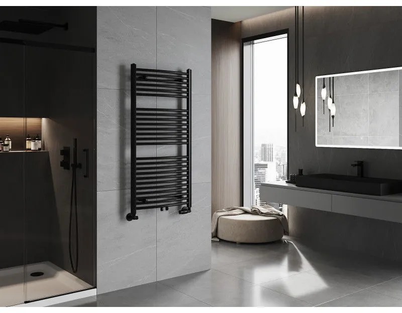Mexen Ares, vykurovacie teleso 1200 x 600 mm, 620 W, čierna, W102-1200-600-00-70