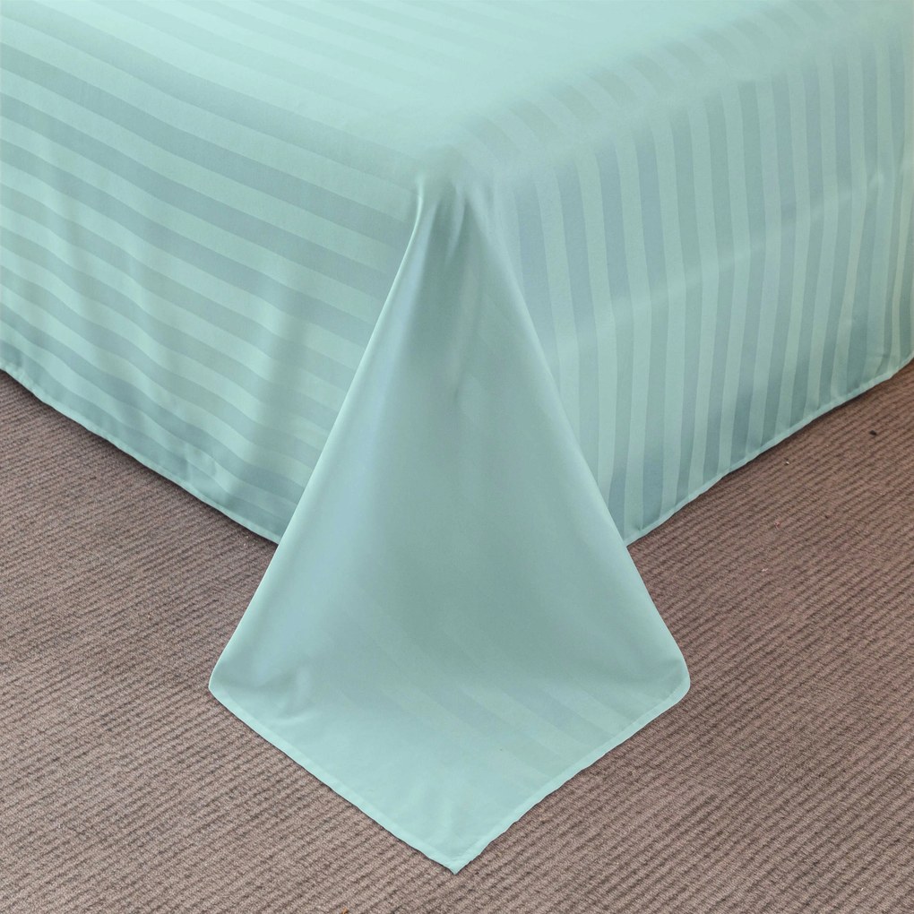 Hotelová plachta z mikrovlákna 140x240 cm a obliečka na vankúš 50x70 cm JASMINE, mentolová Typ zapínania: Zips