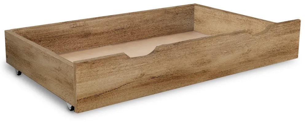 Úložný box pod posteľ 200 cm, dub artisan