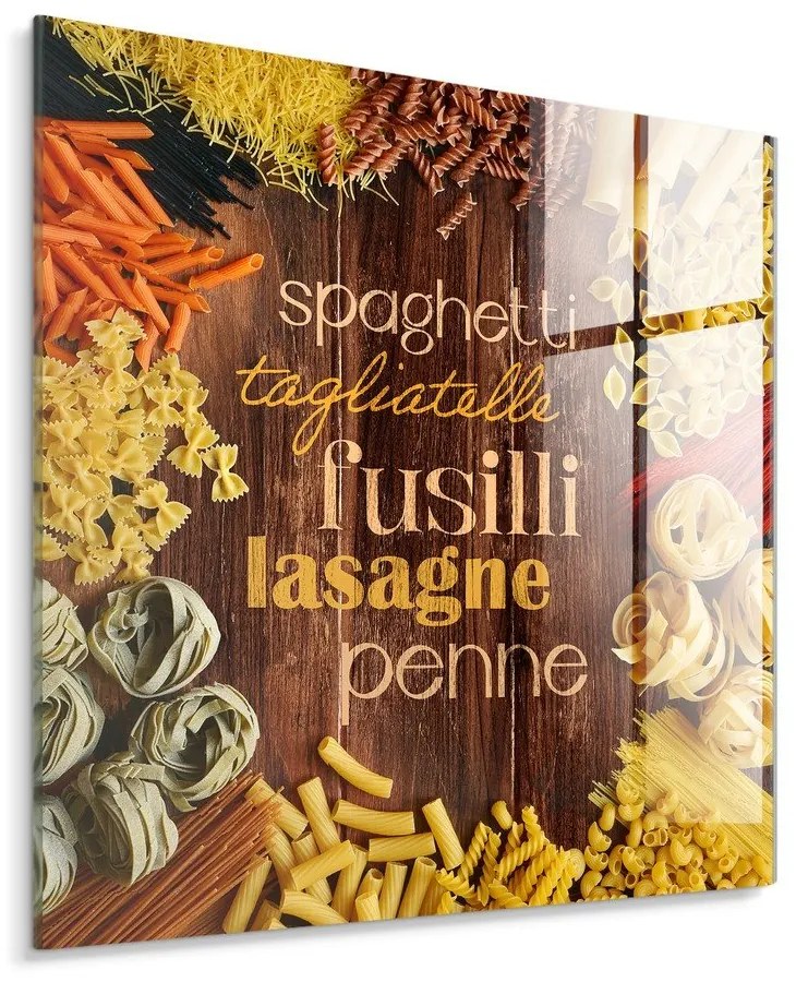 Sklenený obraz 30x30 cm Pasta – Styler