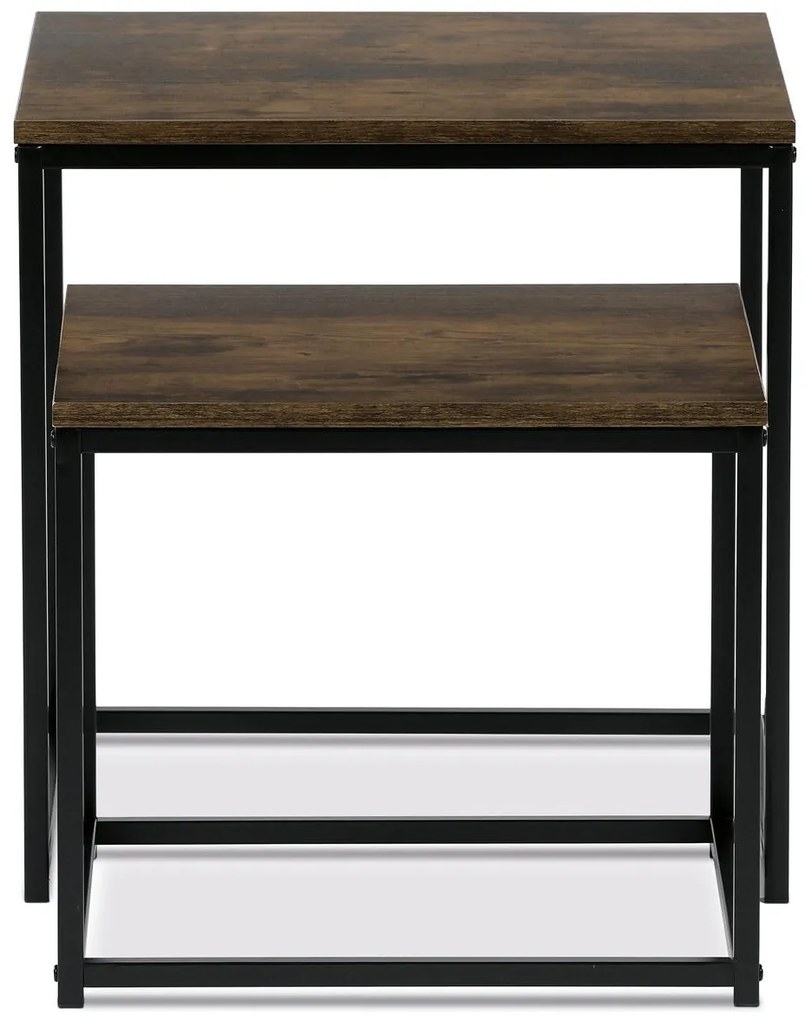 Set 2 príručných stolíkov Algarabias (old style wood). Vlastná spoľahlivá doprava až k Vám domov. 1121148