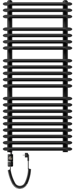 Mexen Akan, elektrické vykurovacie teleso 1080x500 mm + vykurovacia tyč 900 W, čierna, W121-1080-500-2900-70