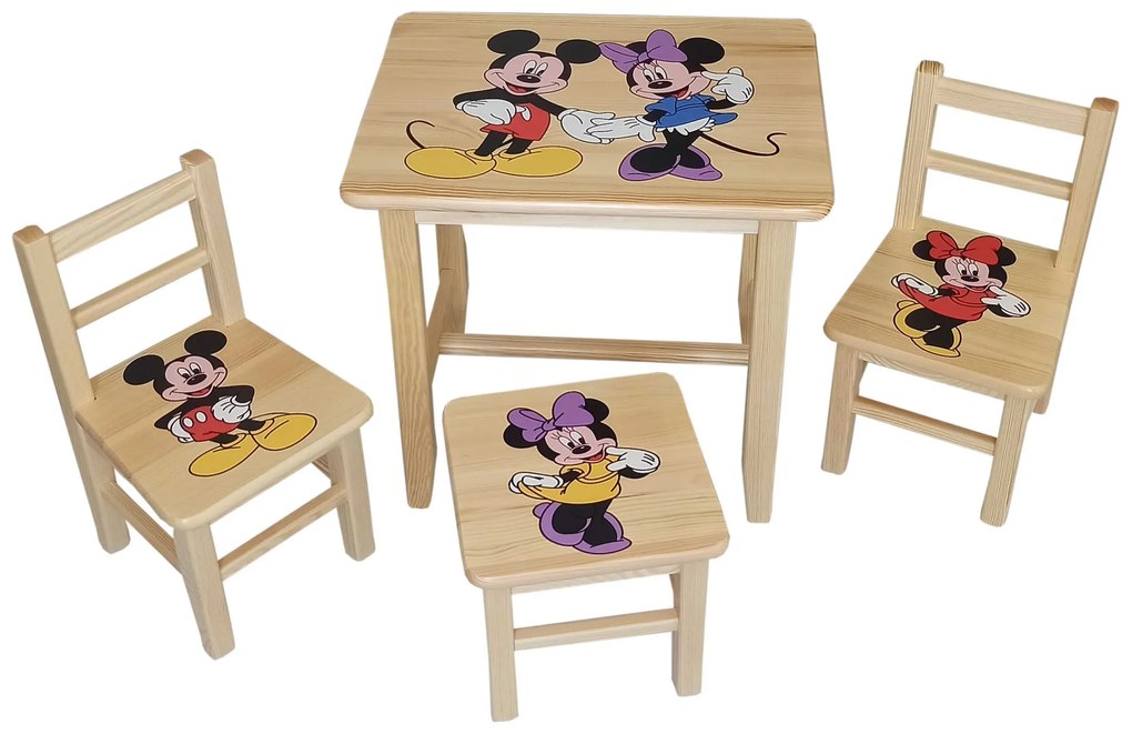 Detský stôl so stoličkami mickey