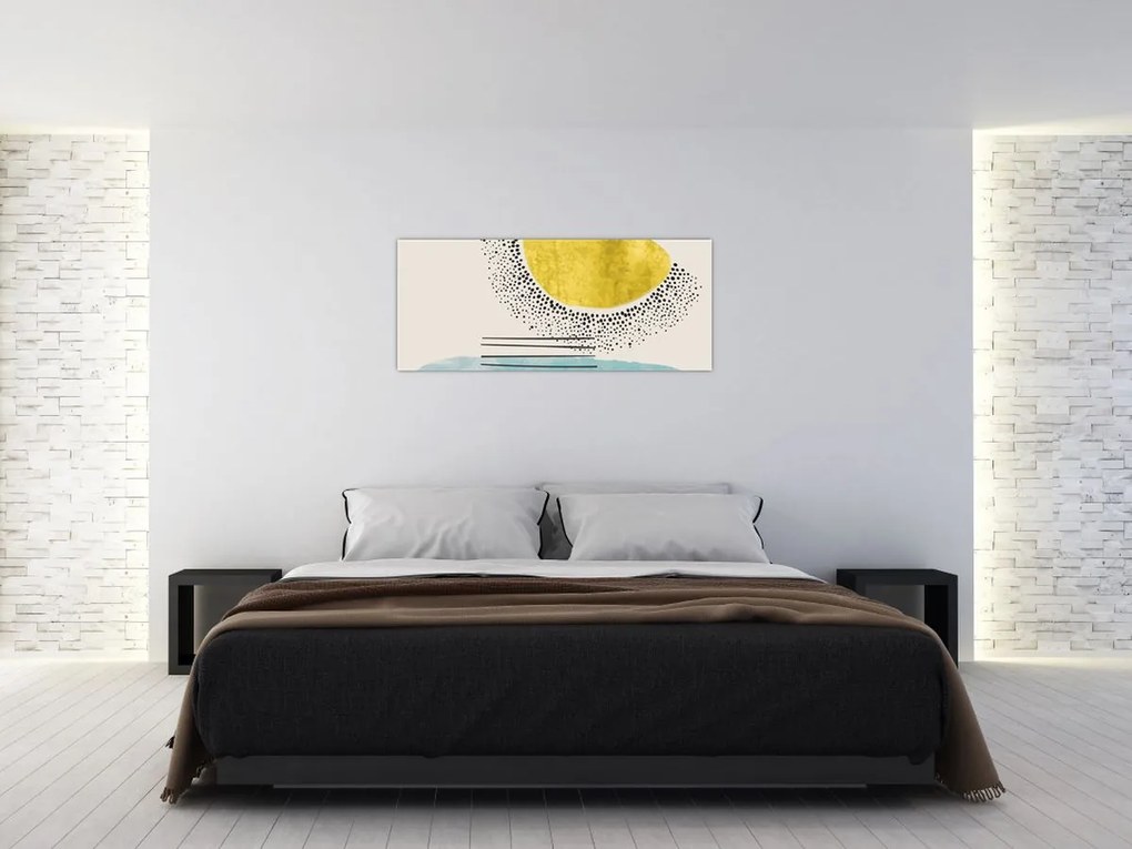 Obraz - Abstraktná maľba pláže N⁰2 (120x50 cm)