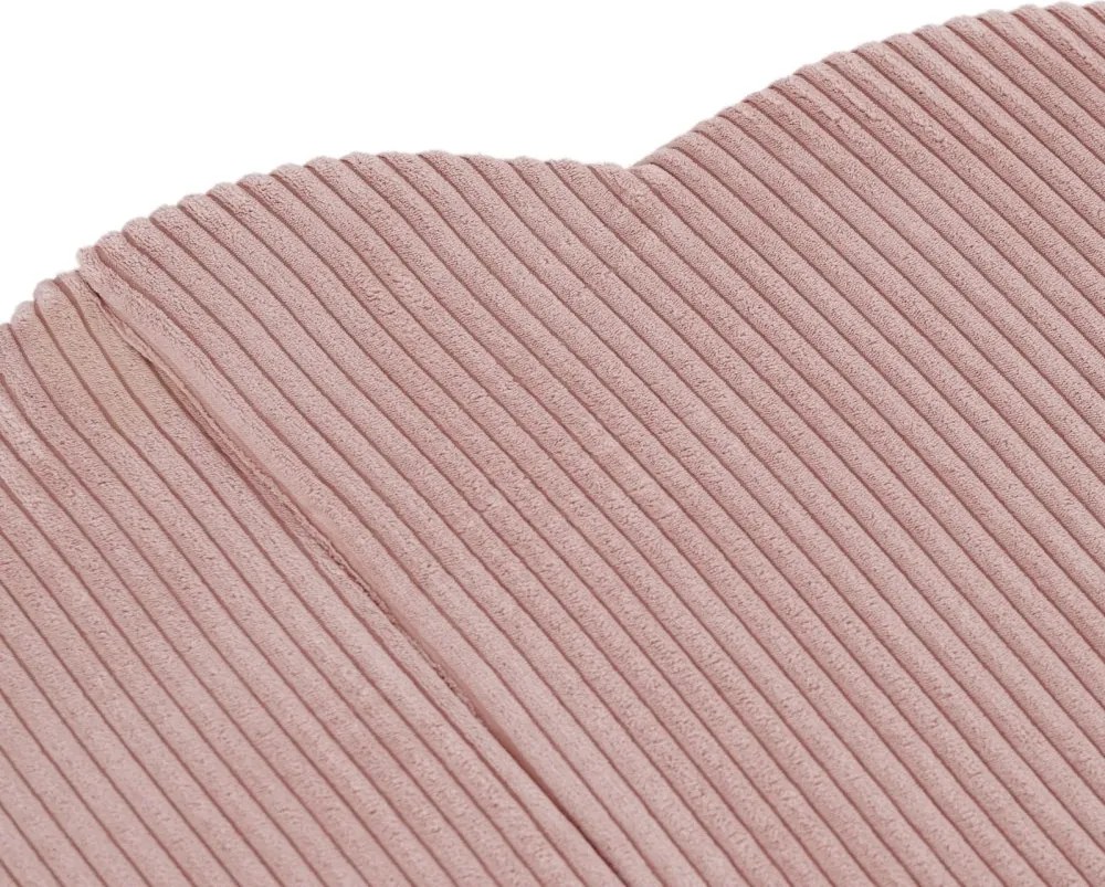 Kvetinová podložka 115x115x5cm, ružová, prémiový menčester