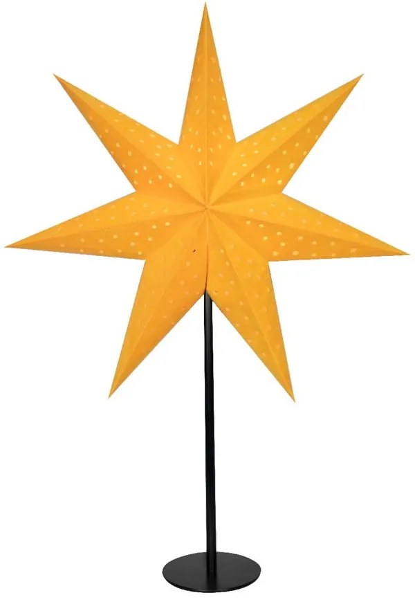 Čierno-oranžová vianočná svetelná dekorácia Clara – Markslöjd