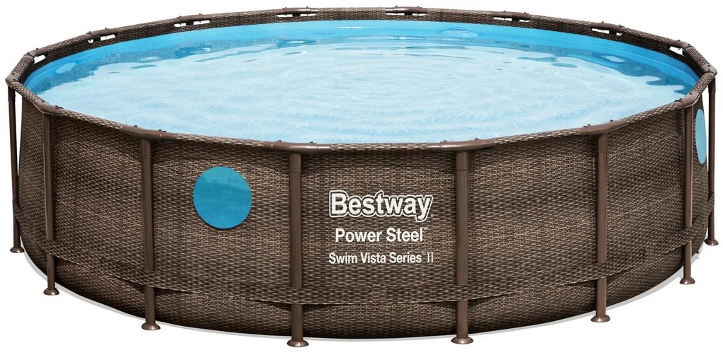 Bestway_C Záhradný bazén Bestway 56977 Power Steel 5.49m x 1.22m Pool Set 56977