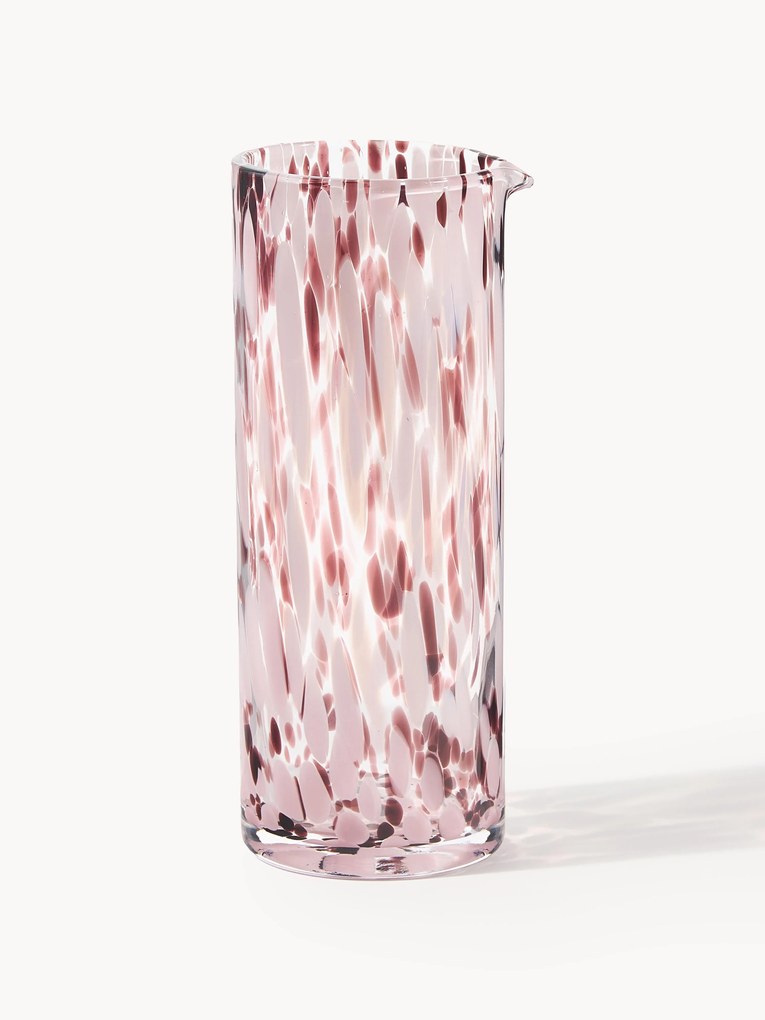 Ručne vyrobená karafa zo škvrnitého skla Oakley, 1,1 l