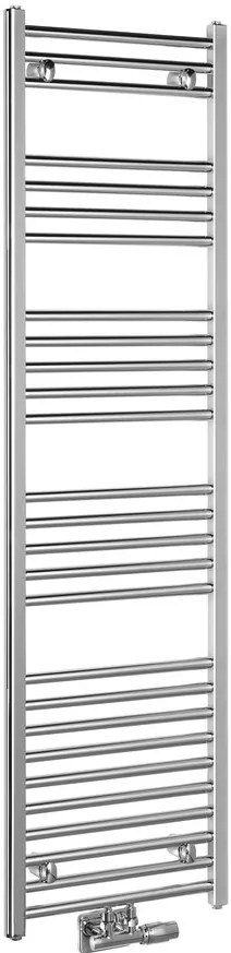 Aqualine Aqualine, ALYA vykurovacie teleso rovné 400x1600mm, stredové pripojenie, chróm, LLS309