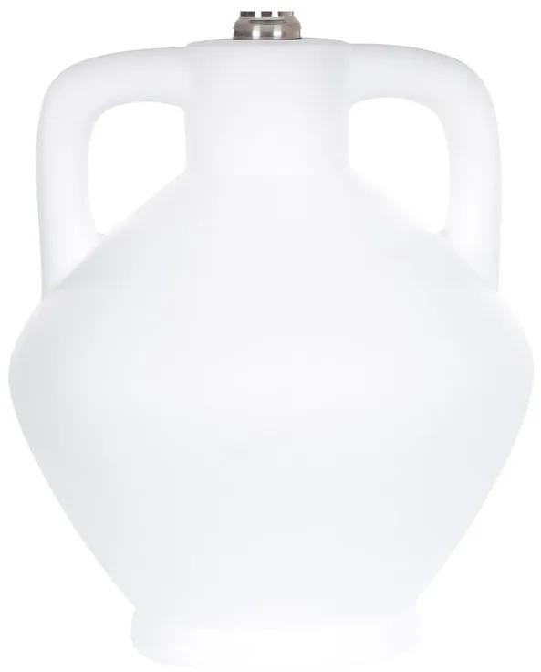 Keramická stolná lampa biela LABRADA Beliani