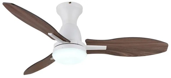 Globo 03671W - LED Stm. stropný ventilátor GALE LED/22W/230V 3000/4500/6000K +DO