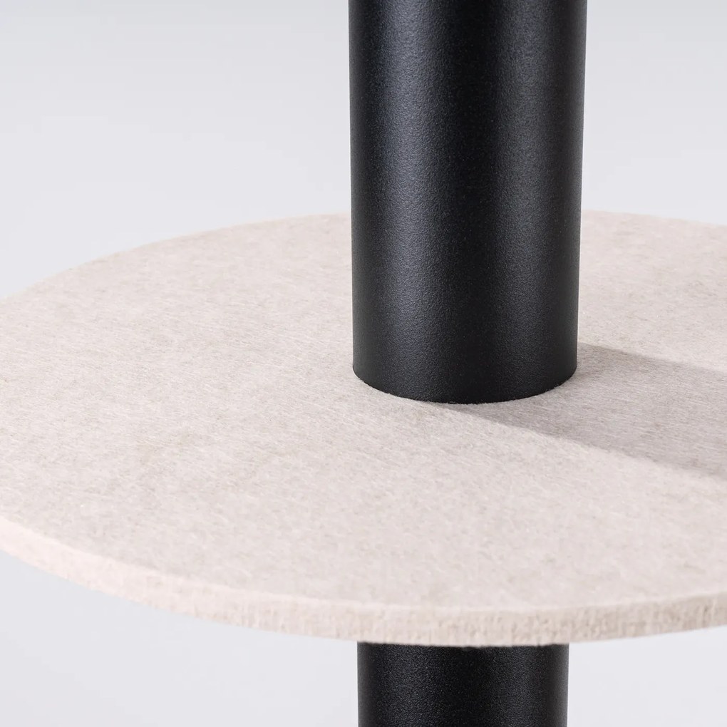 Závesné svietidlo Pelta 1, 1x čierne kovové tienidlo, be