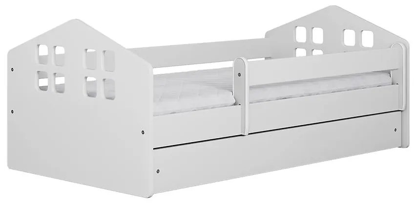 Detská posteľ Kacper+Sz+M Biely 80x180