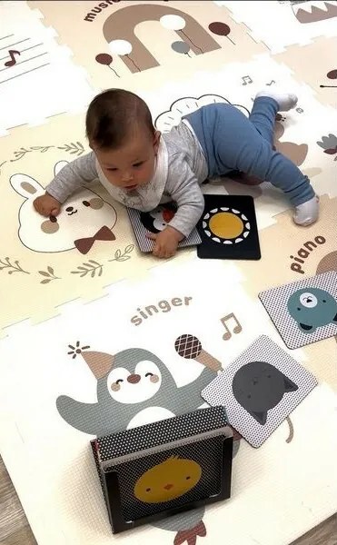 2Kids Toys Podložka na hranie Zvieracia párty 9 dielov