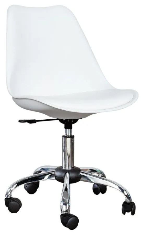 Kancelárska stolička Sweden - biela