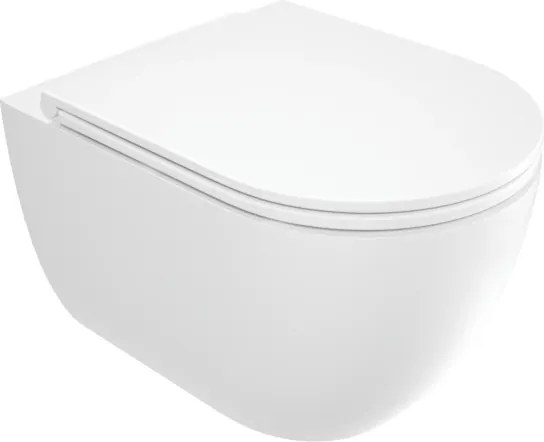 Závesné WC + sedátko ROUND + tlačidlo SIGMA + podomietkový modul + podložka