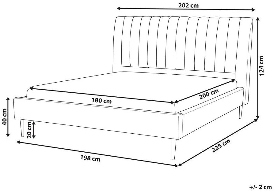 Manželská posteľ 180 cm Marvik (zelená). Vlastná spoľahlivá doprava až k Vám domov. 1081283