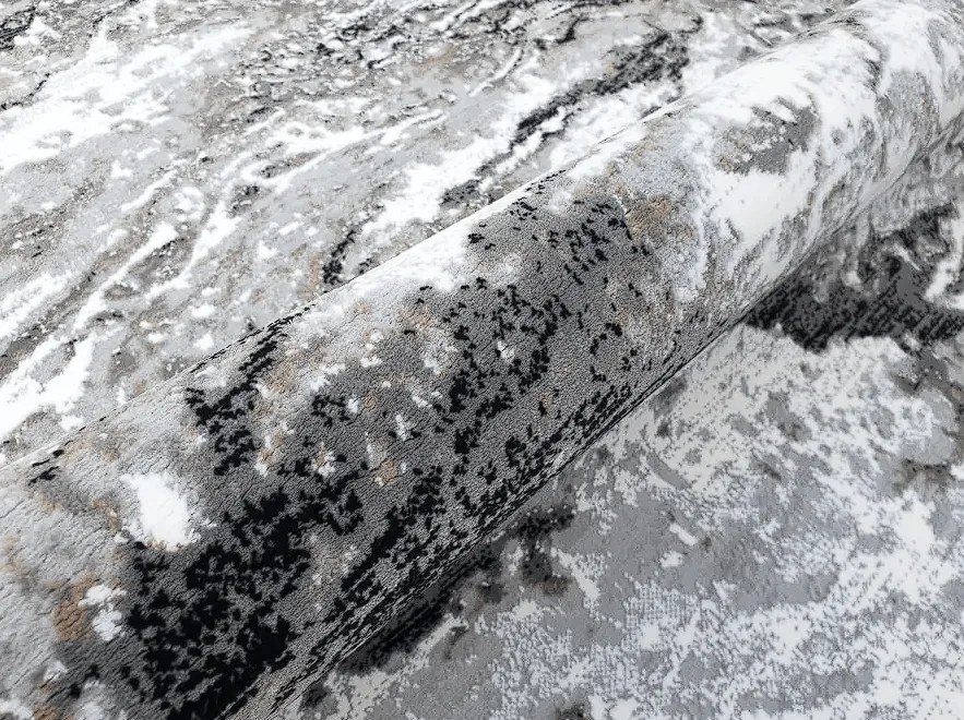 DC Koberec Exclusive kruh 100 sivá čierna Rozmer: Ø 100 cm (kruh)