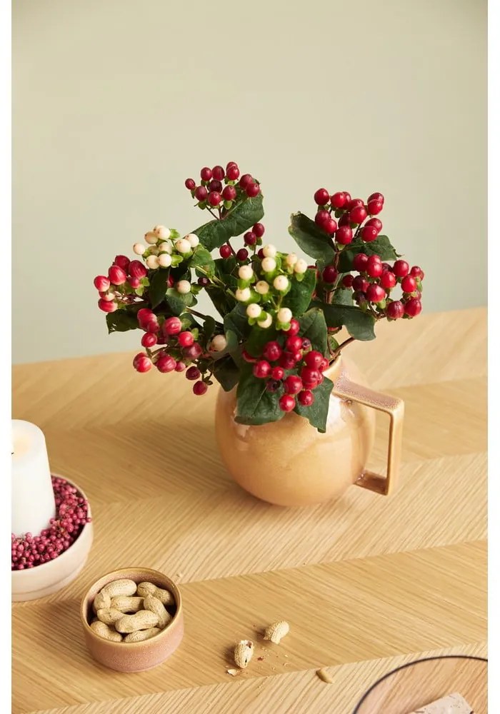 Jedálenský stôl v dekore duba 100x200 cm Herringbone – Hübsch