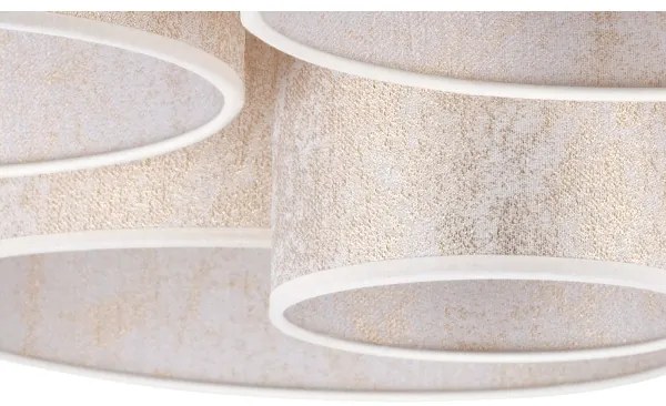 Duolla - Stropné svietidlo ROLLER PENTO 5xE27/60W/230V biela/zlatá