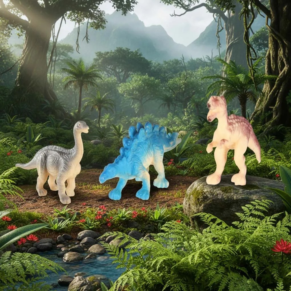 KIK Stonka Archeologická sada Dinosaurie vajce s 12 figúrkami