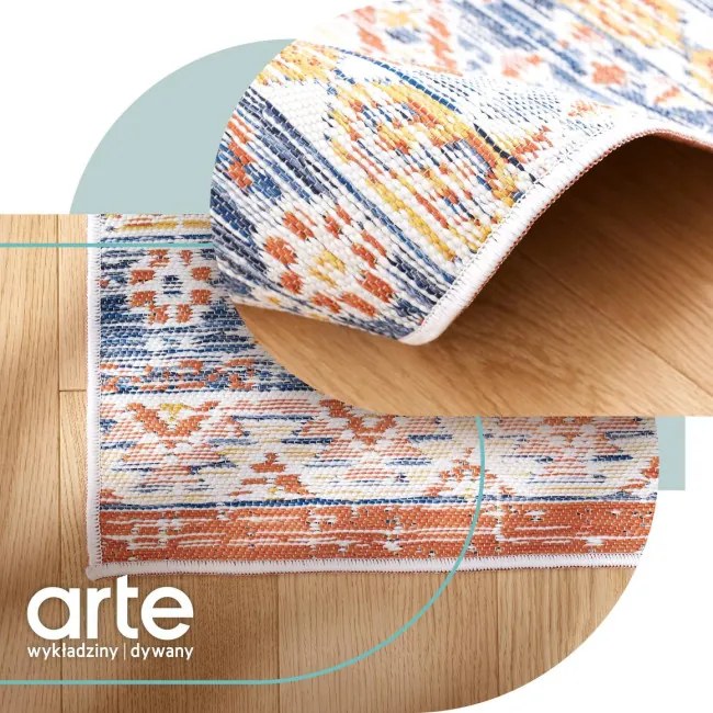 Obojstranný koberec Echo Etno Multi