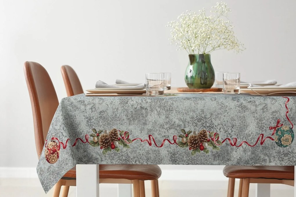 VIANOČNÝ GOBELÍNOVÝ OBRUS 47X140 VZOROVANÝ