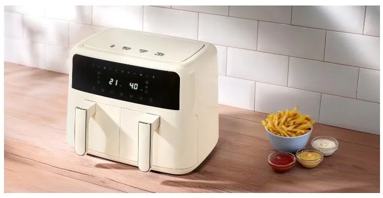 Silvercrest®  Teplovzdušná fritéza Retro 1973 Shlfd 2600 B1, béžová  (100392748)