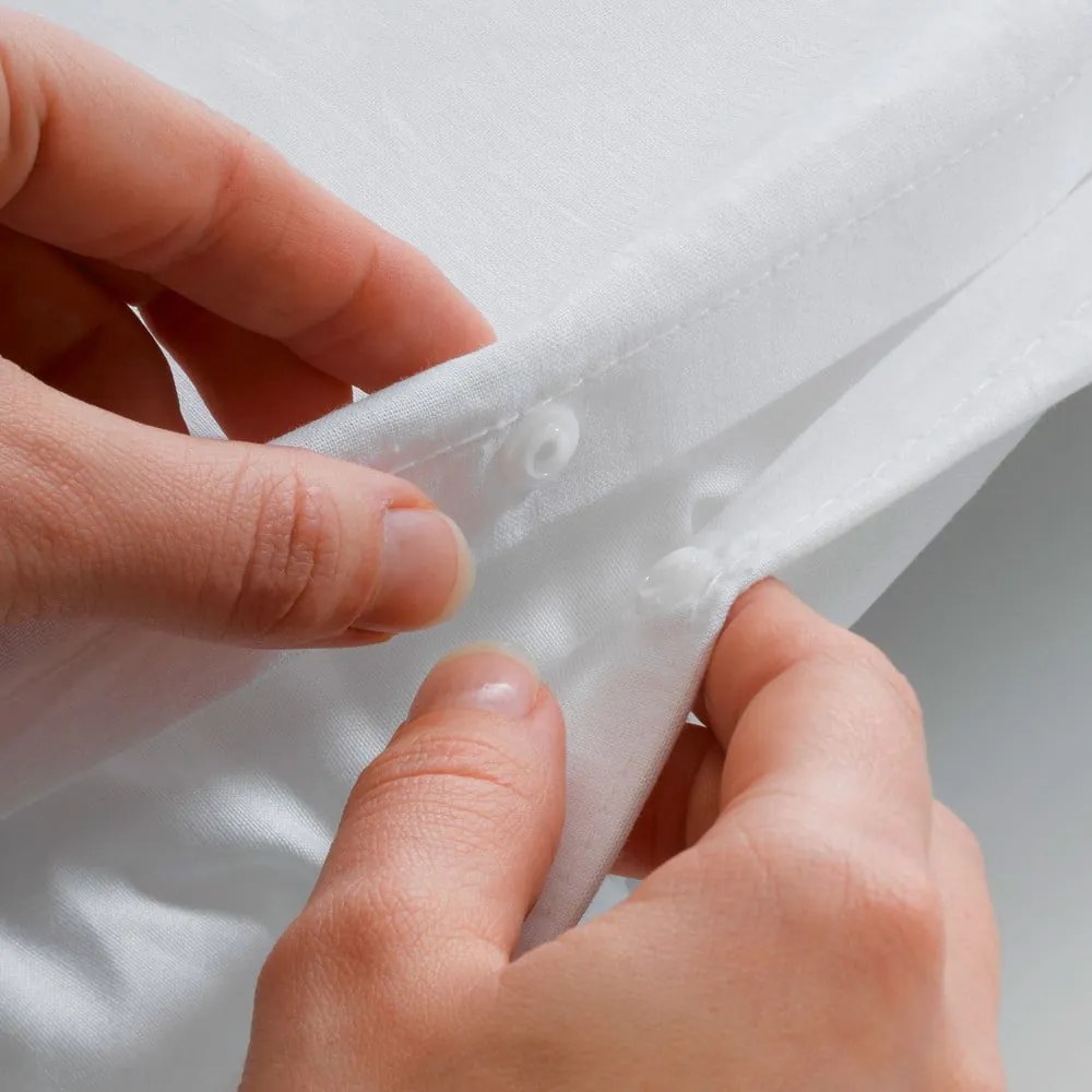 Antracitovosivé bavlnené obliečky na jednolôžko 140x200 cm Lina – douceur d'intérieur