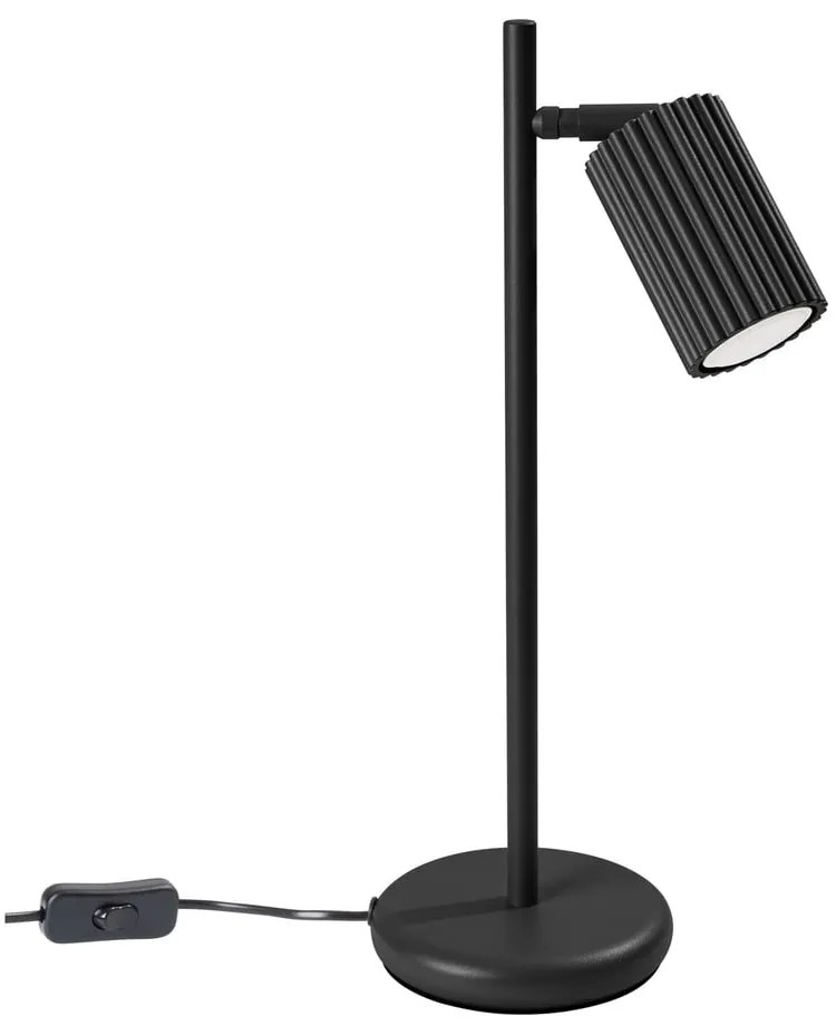 Čierna stolová lampa (výška 43 cm) Gleam – Sollux