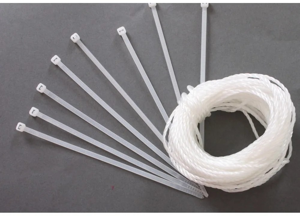 Biela plastová balkónová zástena 300x90 cm - Garden Pleasure