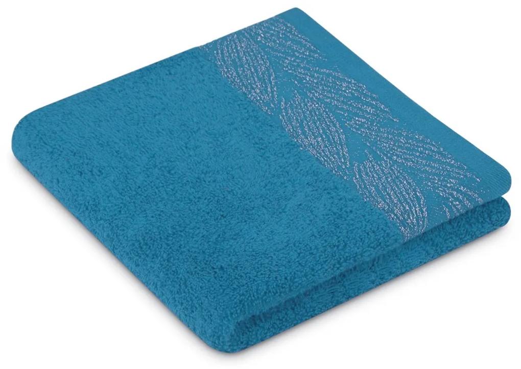 Sada 6 ks ručníků ALLIUM klasický styl modrá
