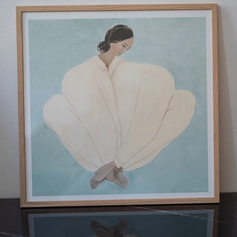 The Poster Club Plagát Meet Me At Jaurès by Sofia Lind 100x100cm