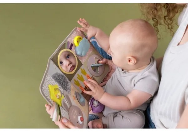 Taf Toys - Závesný pult do postieľky s melódiou Zahrada 3xAAA